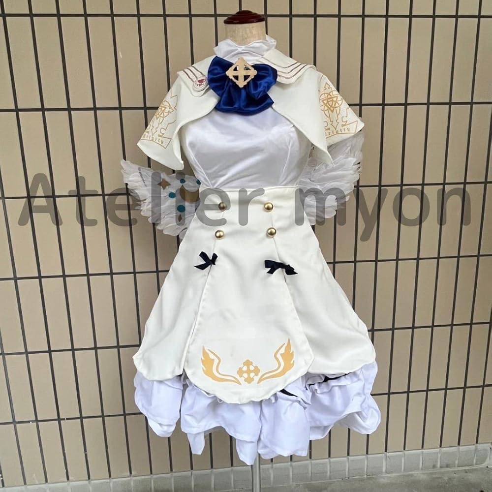 ブルーアーカイブ　聖園ミカ　コスプレ衣装 Amazon.co.jp: [hira] ブルーアーカイブ- 聖園ミカ コスプレ衣装+翼